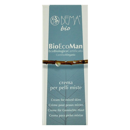 Crema pentru ten mixt, Bema BioEcoMan,  pentru barbati, bio, 50 ml