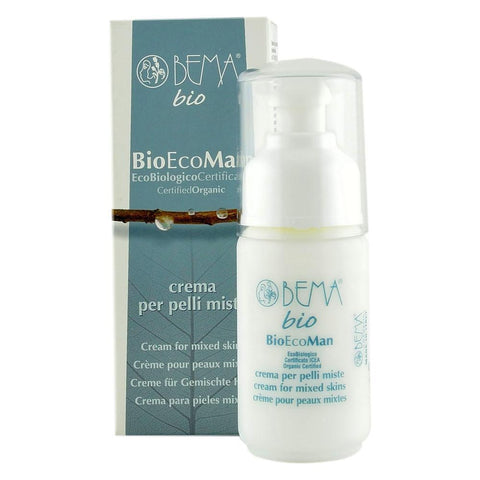 Crema pentru ten mixt, Bema BioEcoMan,  pentru barbati, bio, 50 ml