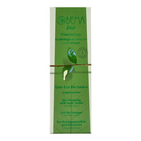 Lapte demachiant si lotiune tonica 2 in 1 Bema VisoAntiage, bio, 200 ml