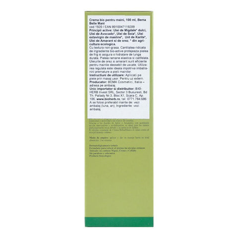 Crema de maini, Bema, bio, 100 ml - Republica BIO