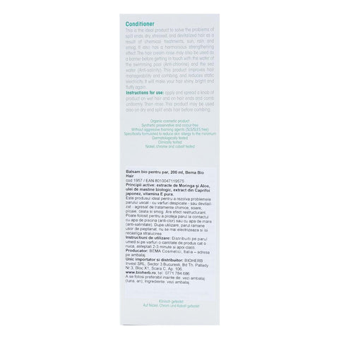 Balsam pentru par, Bema, bio, 200 ml - Republica BIO