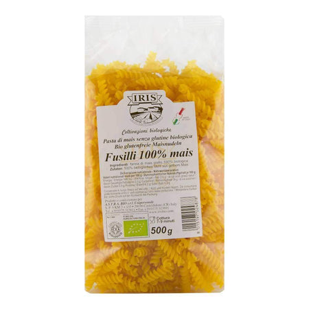 Paste Fusilli din porumb 100% fara gluten, bio, 500 g
