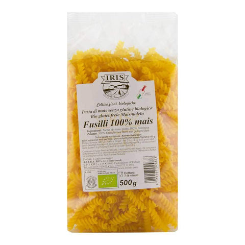 Paste Fusilli din porumb 100% fara gluten, bio, 500 g