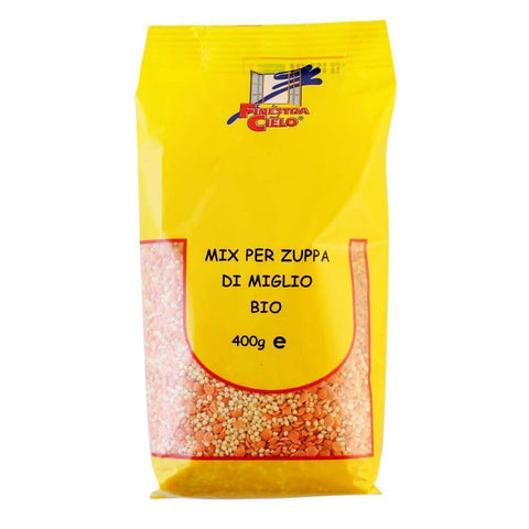 Amestec din Mei si Linte Rosie (Pentru Supa) 400g - Republica BIO