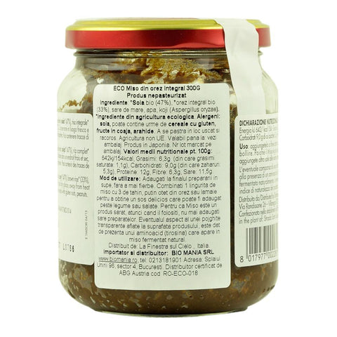 Miso din orez integral Johsen, bio, 300g