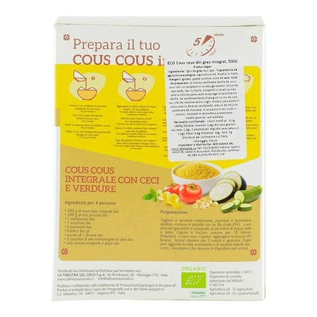 Cous Cous Integral din Grau 500g