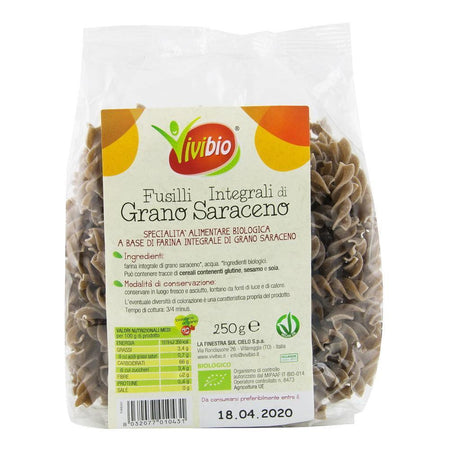 Paste Fusilli din Hrisca 250g