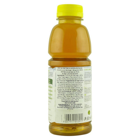 Ceai rece cu aroma de lamaie indulcit cu suc de struguri, fara gluten, La Finestra sul Cielo, 500 ml, bio - Republica BIO