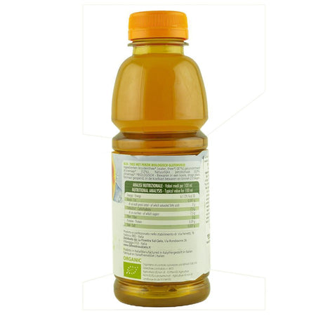 Ceai rece cu aroma de piersica indulcit cu suc de struguri, La Finestra Sul Cielo, fara gluten, 500 ml, bio - Republica BIO