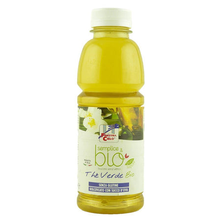 Ceai rece verde indulcit cu suc de struguri La Finestra sul Cielo, fara gluten, 500 ml, bio - Republica BIO