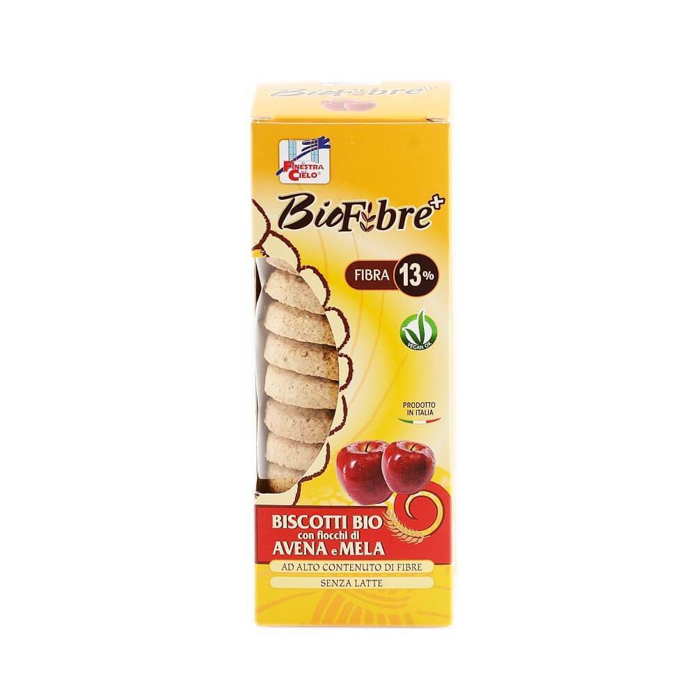 Biscuiti cu Fulgi de Ovaz si Mere 210g (produs vegan) - Republica BIO