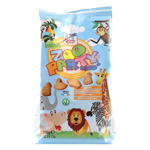 Biscuiti Buongiorno  Zooparty din Spelta cuOrez (produs vegan) 350g - Republica BIO