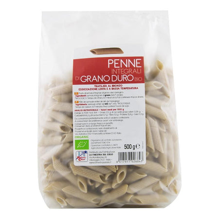 Paste Penne din Grau Integral 500g