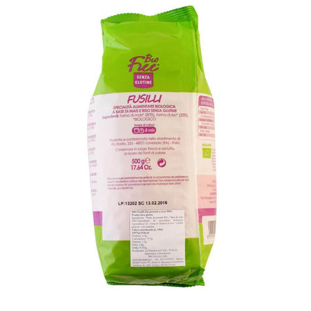 Paste Fusilli din Porumb siOrez fara gluten  500g