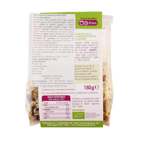 Risotto cu Ciuperci Porcini 150g (fara gluten )