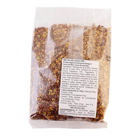 Amestec de Seminte (In, In Auriu, Chia) 250g - Republica BIO