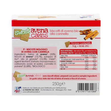 Biscuiti din Ovaz cu Scortisoara 250g (produs vegan) - Republica BIO