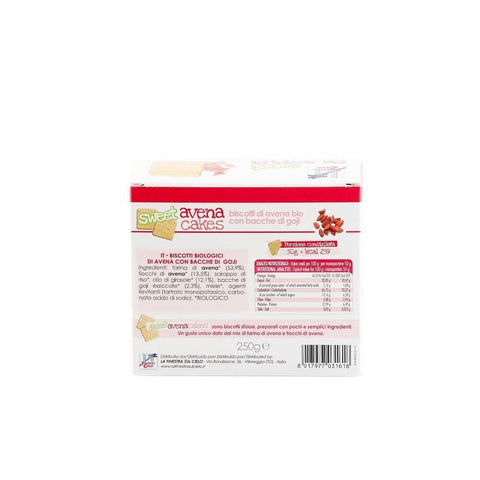 Biscuiti din Ovaz cu Goji 250g (produs vegan) - Republica BIO
