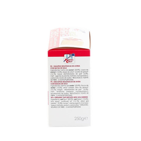 Biscuiti din Ovaz cu Goji 250g (produs vegan) - Republica BIO