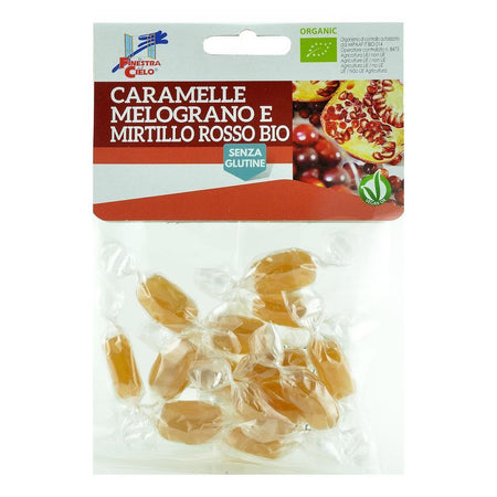 Bomboane fara gluten cu Rodie si Coacaze Rosii, La Finestra Sul Cielo, bio, 50 g
