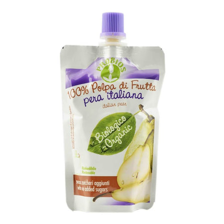 Piure de fructe fara zahar - pere, bio, 100g
