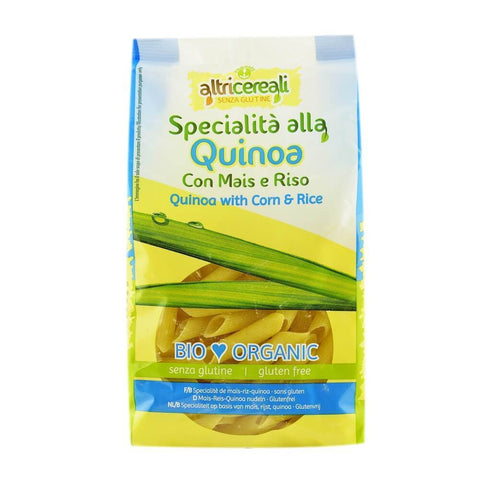 Penne quinoa-porumb-orez fara gluten, bio, 250g