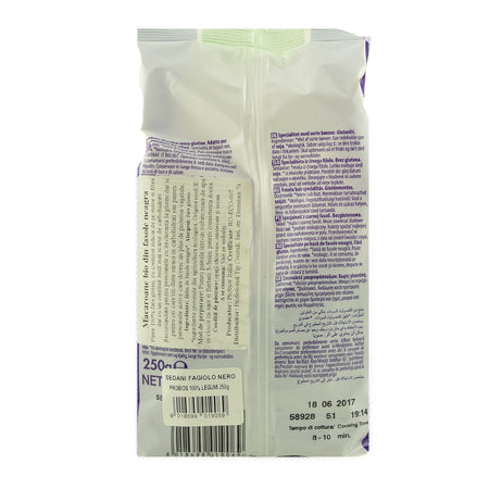 Macaroane din Fasole Neagra fara gluten, bio, 250g