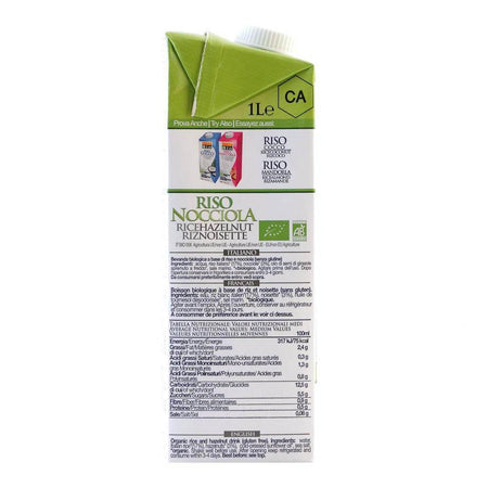 Bautura din Orez cu Alune 1000ml (fara gluten , fara zahar) - Republica BIO