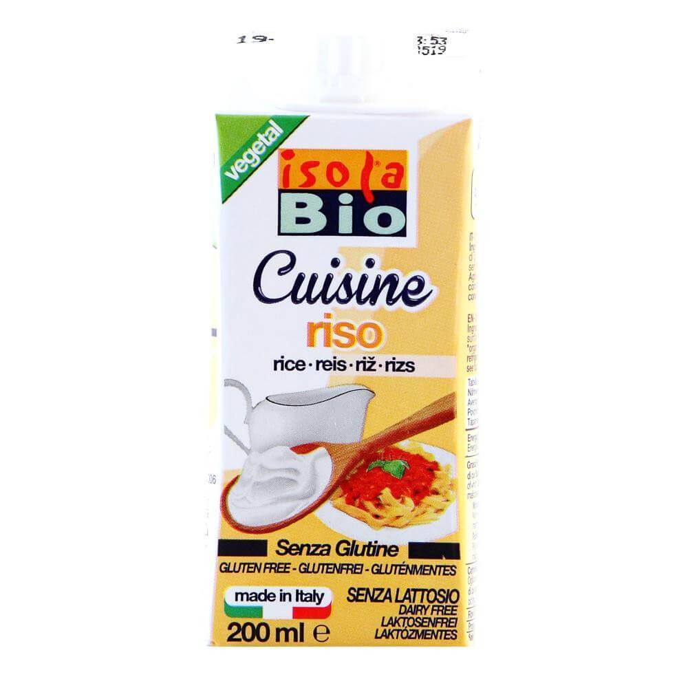 Crema din Orez 200ml (Smantana Vegetala fara gluten , fara zahar, fara Lactoza) - Republica BIO