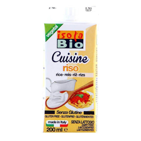 Crema din Orez 200ml (Smantana Vegetala fara gluten , fara zahar, fara Lactoza) - Republica BIO