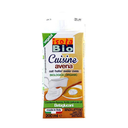 Crema din Ovaz 200ml (Smantana Vegetala fara zahar, fara Lactoza) - Republica BIO