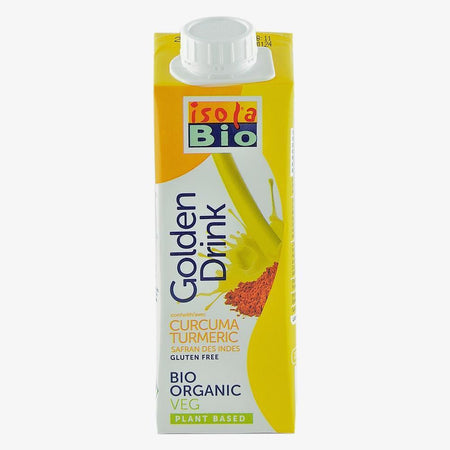 Bautura vegetale din orez cu turmeric, Isola Bio, fara gluten, bio, 250 ml