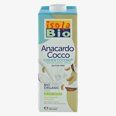 Bautura vegetala din nuci caju si cocos, Isola Bio, fara gluten, bio, 1 l