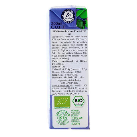 Nectar de Prune Fruttini 200ml