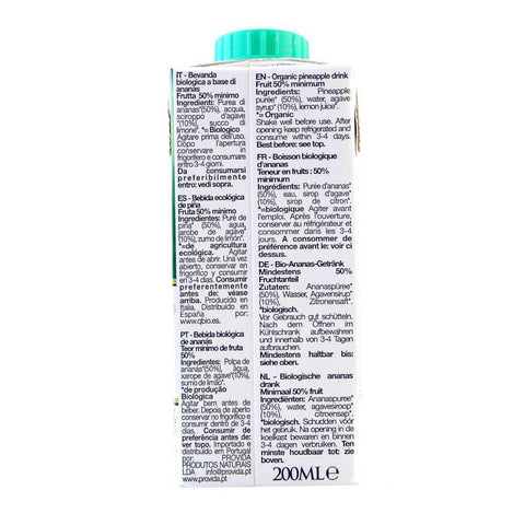 Nectar Premium de Ananas 200ml (cu Sirop de Agave)