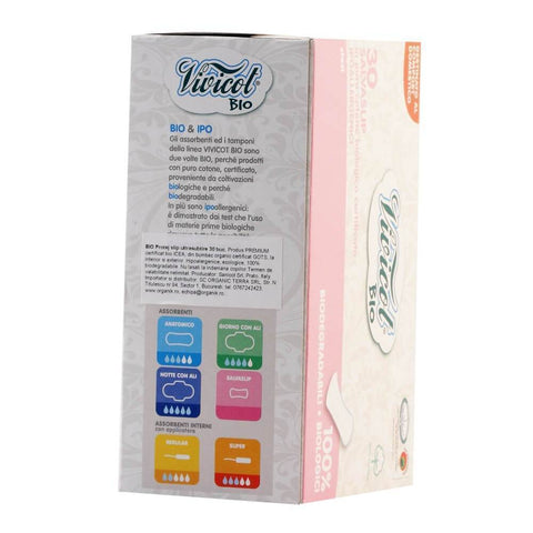 Absorbante protej slip ultrasubtiri Vivicot din bumbac organic, bio, 30 buc - Republica BIO
