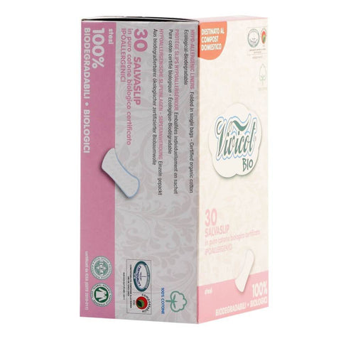 Absorbante protej slip ultrasubtiri Vivicot din bumbac organic, bio, 30 buc - Republica BIO