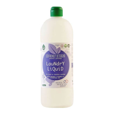 Detergent Ecologic Lichid pentru Rufe Albe si Colorate Cu Lamaie 1l