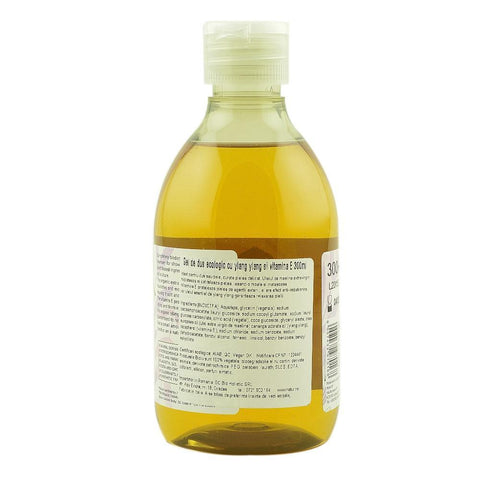 Gel de dus hranitor cu ylang-ylang si vitamina E Biolu, bio, 300ml