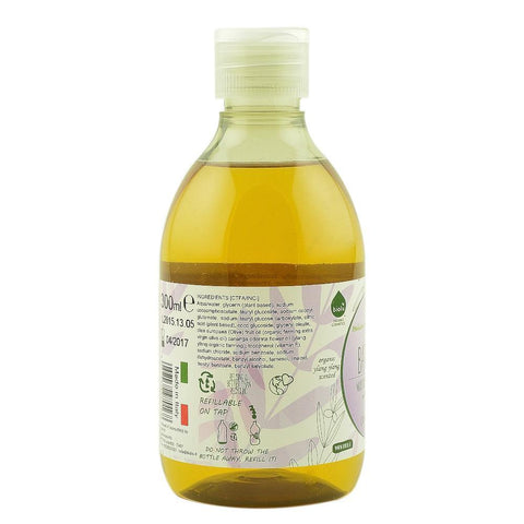 Gel de dus hranitor cu ylang-ylang si vitamina E Biolu, bio, 300ml