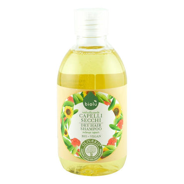 Sampon cu ulei de masline pentru par uscat si vopsit Biolu, bio, 300 ml