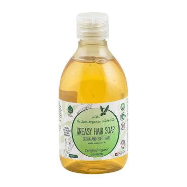 Sampon cu ulei de masline pentru par gras Biolu, bio, 300 ml