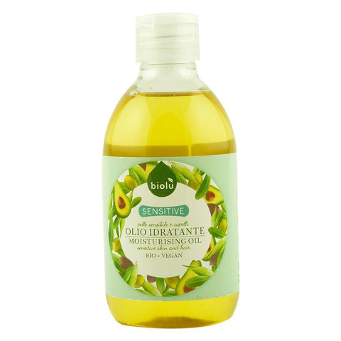 Ulei de corp hidratant sensitive Biolu, bio, 300 ml