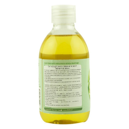 Ulei de corp hidratant sensitive Biolu, bio, 300 ml