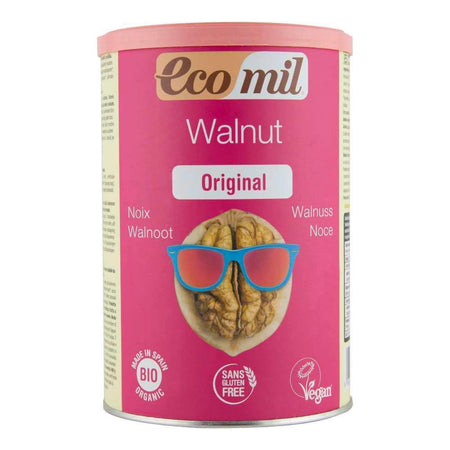Pudra instant pentru bautura din nuci fara gluten Ecomil Original, bio, 400 g