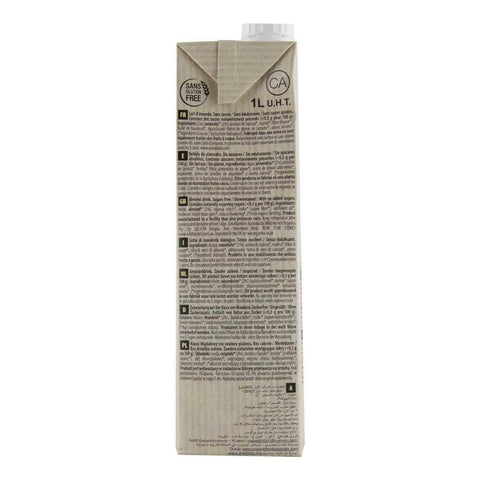 Bautura vegetala din migdale fara zahar, fara gluten Ecomil Clasic Nature, bio, 1000 ml