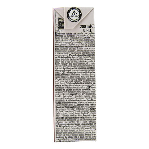 Crema vegetala pentru gatit (smantana vegetala) pe baza de migdale cu ciuperci shiitake fara gluten Ecomil, bio, 200 ml