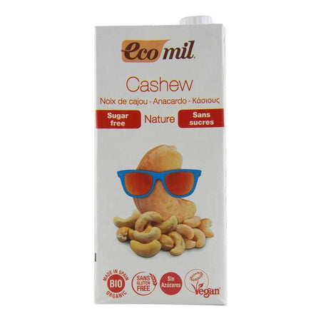 Bautura vegetala din caju fara zahar, fara gluten Ecomil Nature, bio, 1000 ml