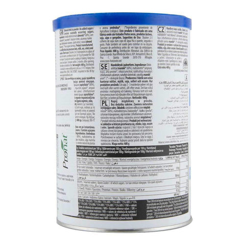 Pudra instant pentru bautura din migdale cu calciu, fara zahar, fara gluten Ecomil Nature, bio, 400 g