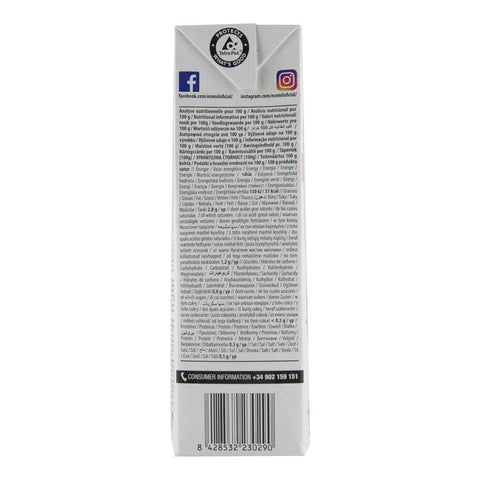 Bautura vegetala din cocos cu migdale fara zahar, fara gluten Ecomil Nature, bio, 1000 ml